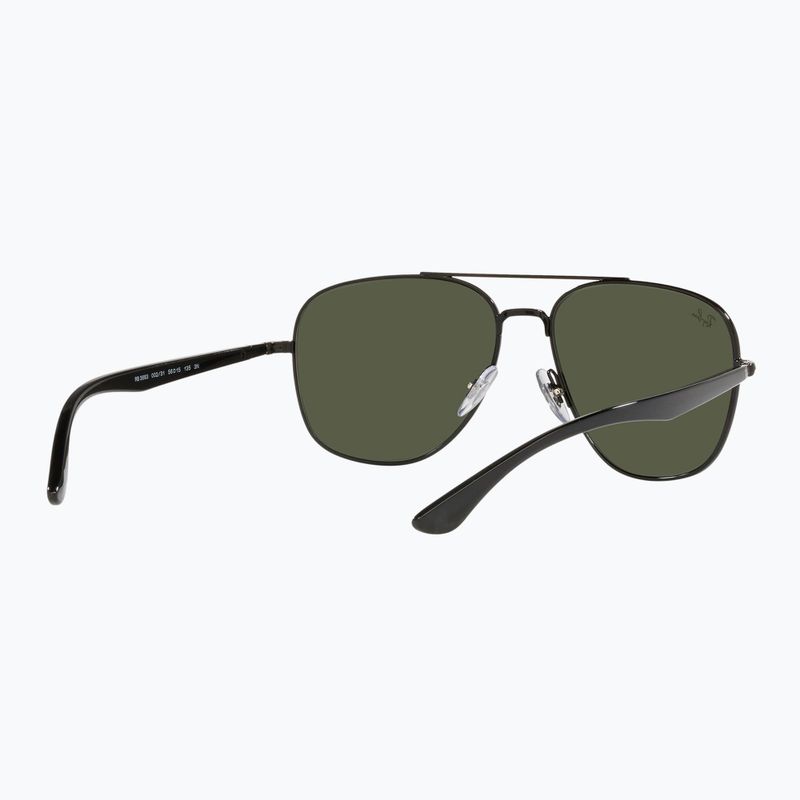 Occhiali da sole Ray-Ban RB3683 black/green g-15 6