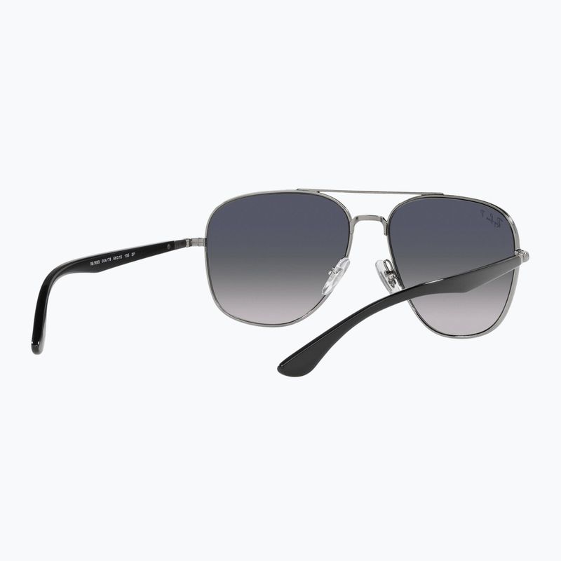 Occhiali da sole Ray-Ban RB3683 brass/blue grey polarized 6