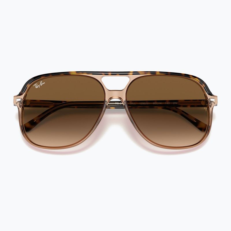 Occhiali da sole Ray-Ban Bill havana brown/transparent brown 3