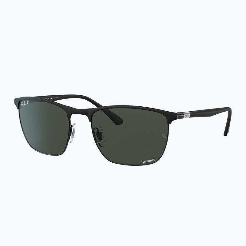 Occhiali da sole Ray-Ban RB3686 Polarized+ Lenses matte black/dark grey polarized+ 4
