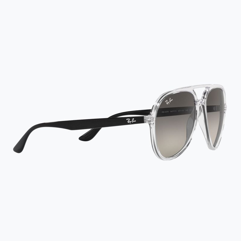 Occhiali da sole Ray-Ban RB4376 polarized transparent/grey gradient 5
