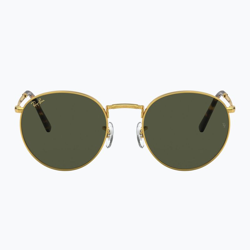 Occhiali da sole Ray-Ban New Round gold/green 2