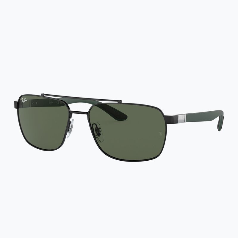 Occhiali da sole Ray-Ban RB3701 black/dark green 4
