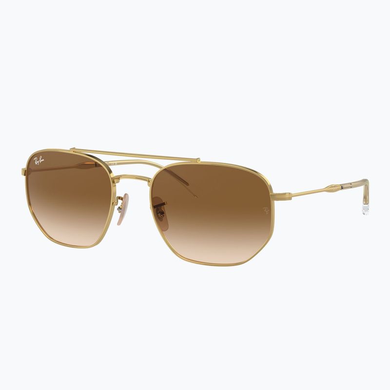 Occhiali da sole Ray-Ban RB3707 Polarized+ Lenses arista gold/brown 4