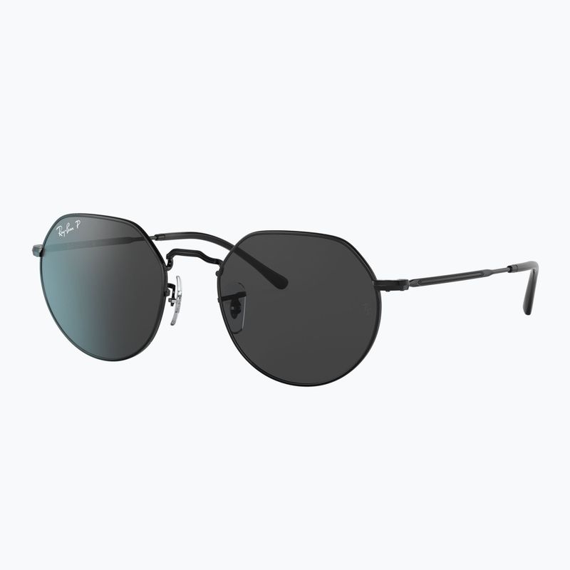 Occhiali da sole Ray-Ban Jack black/black polarized 4
