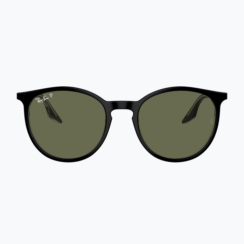 Occhiali da sole Ray-Ban RB2204 transparent black/green polarized 2
