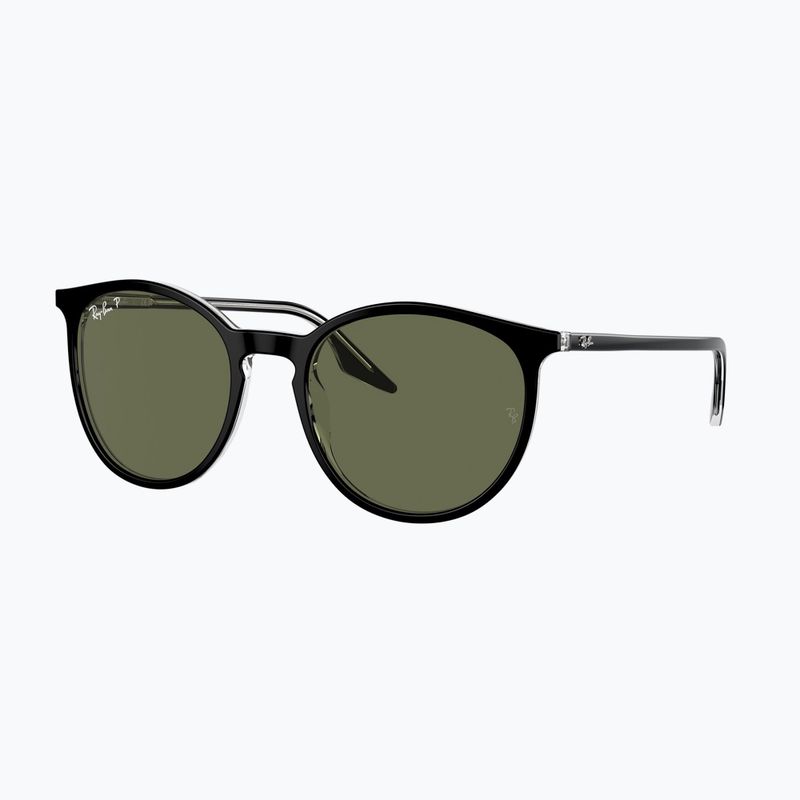 Occhiali da sole Ray-Ban RB2204 transparent black/green polarized 4