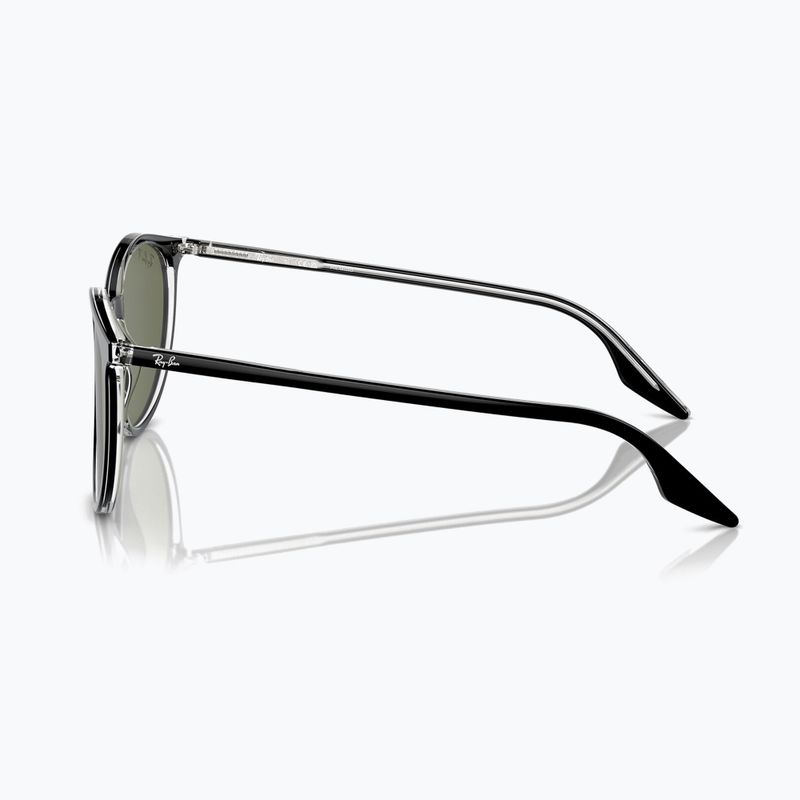 Occhiali da sole Ray-Ban RB2204 transparent black/green polarized 6