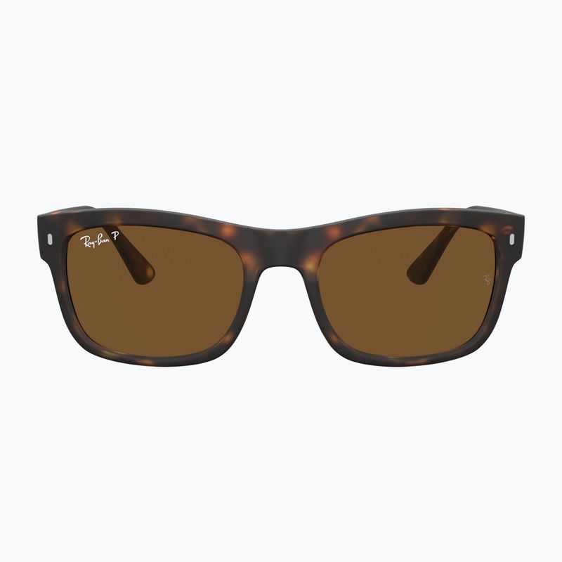 Occhiali da sole Ray-Ban RB4428 havana matte/brown polarized 2