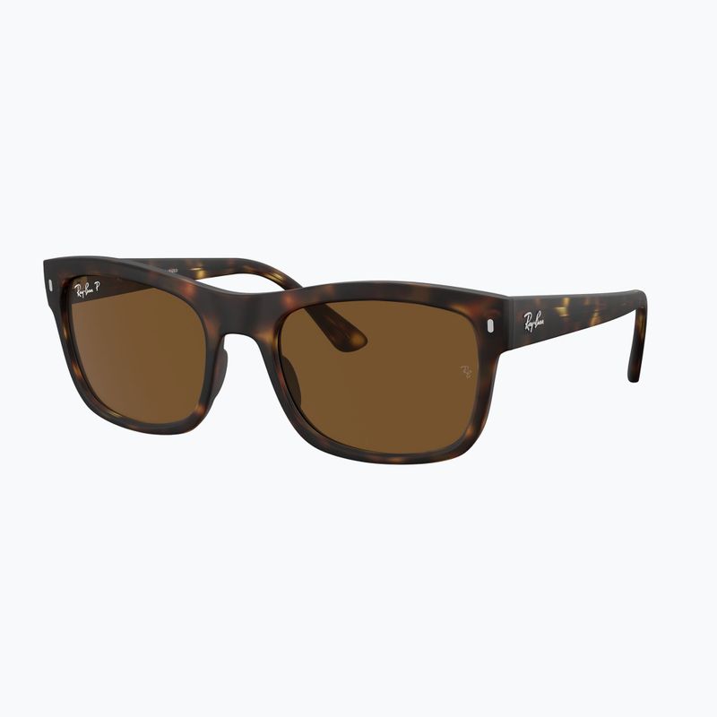 Occhiali da sole Ray-Ban RB4428 havana matte/brown polarized 4