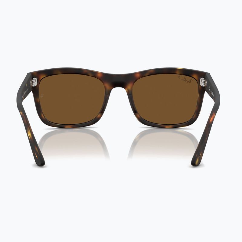 Occhiali da sole Ray-Ban RB4428 havana matte/brown polarized 5