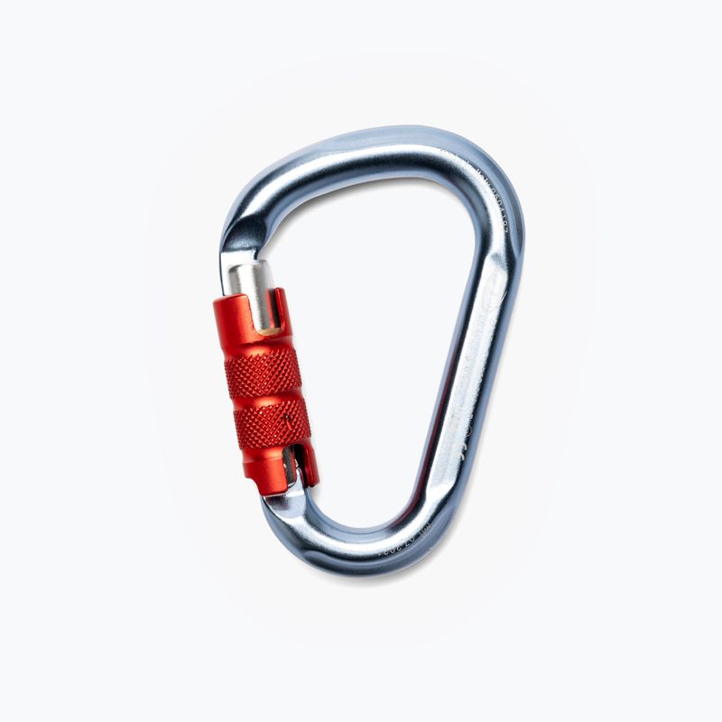 Climbing Technology HMS Snappy CF TG Moschettone triplex argento 2