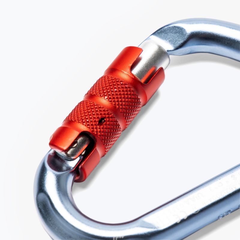 Climbing Technology HMS Snappy CF TG Moschettone triplex argento 3