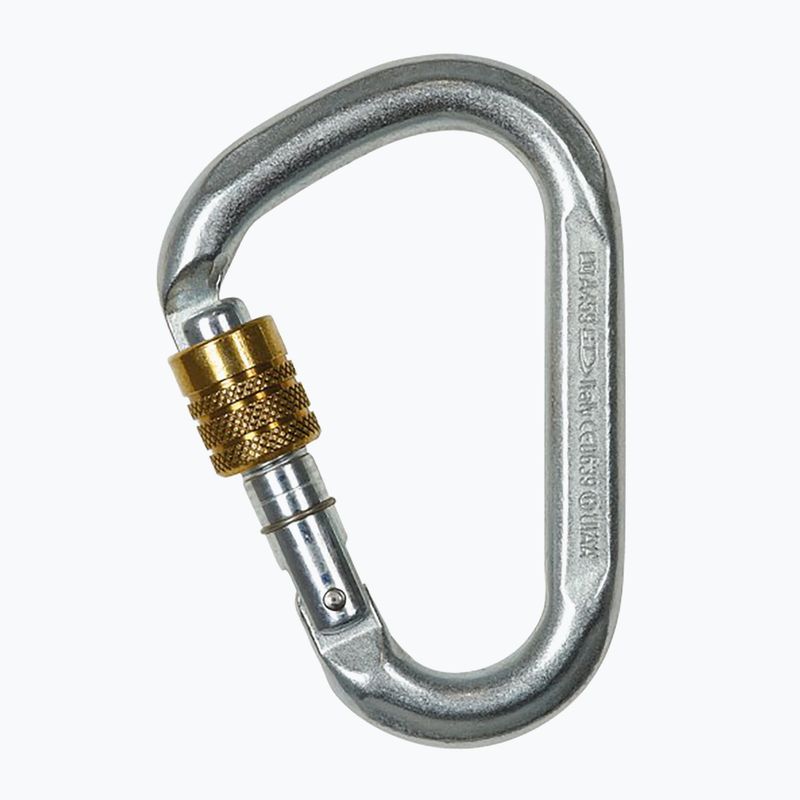 Climbing Technology Moschettone Snappy Steel SG argento/oro