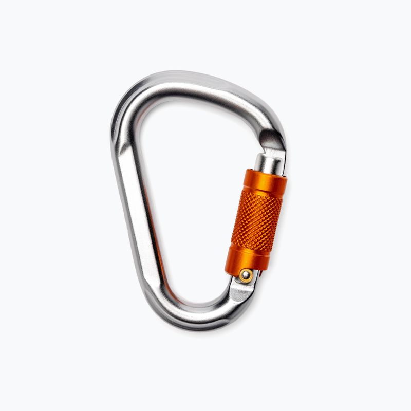 Climbing Technology HMS Snappy CF Moschettone Twist Lock grigio