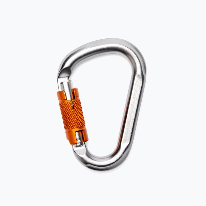 Climbing Technology HMS Snappy CF Moschettone Twist Lock grigio 2