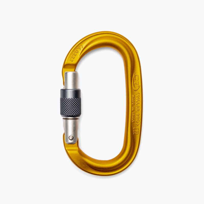 Climbing Technology Pillar Pro SG moschettone giallo 2