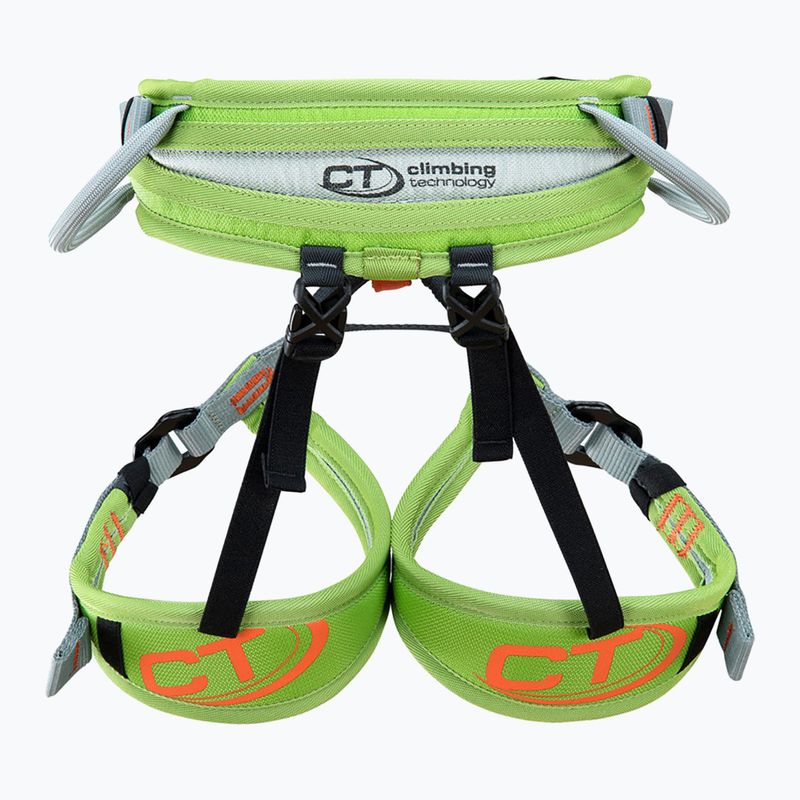 Imbracatura da arrampicata Climbing Technology Ascent grigio/verde