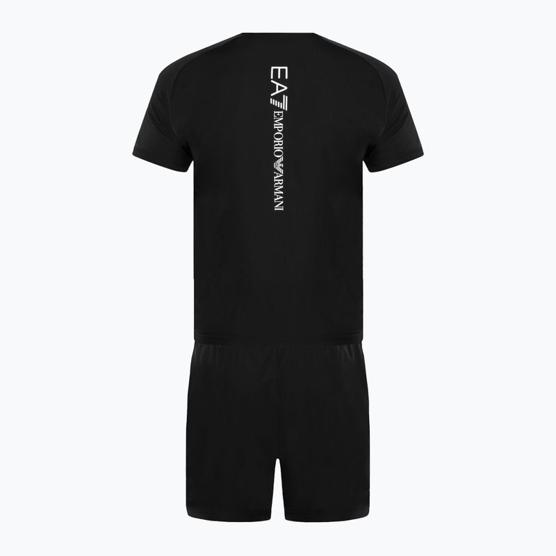 EA7 Emporio Armani Ventus7 Travel - Set T-shirt + pantaloncini neri 2