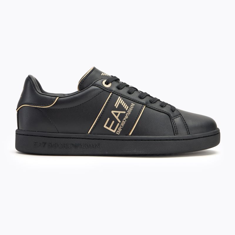 EA7 Emporio Armani Classic Logo scarpe triple nero/oro 2