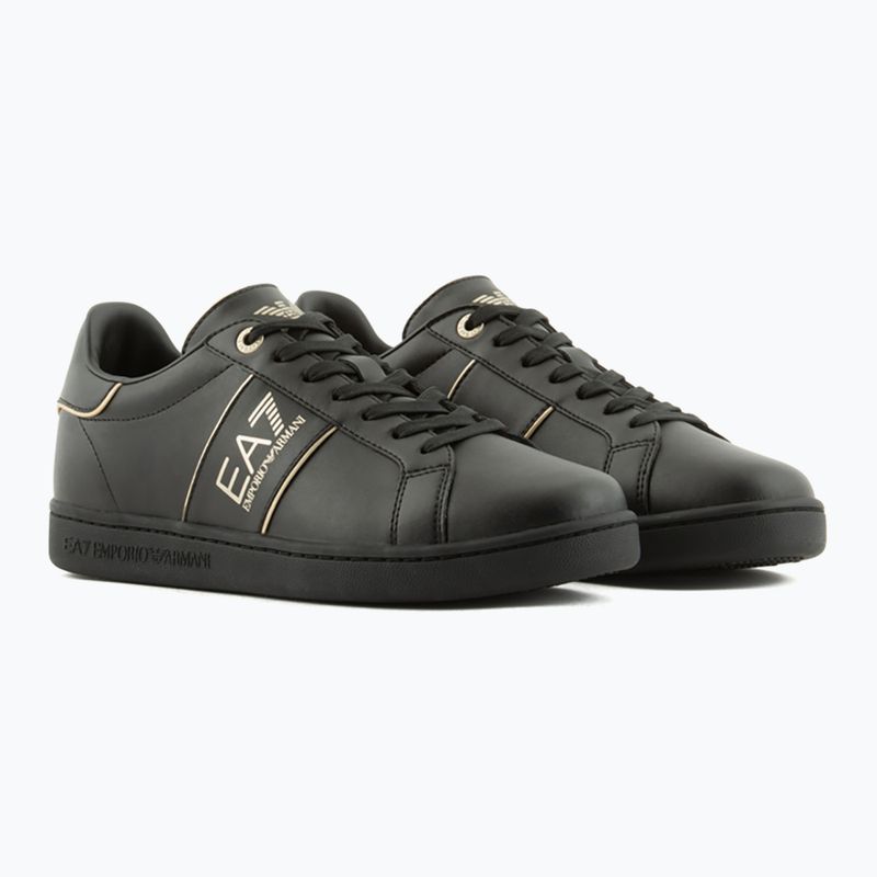 EA7 Emporio Armani Classic Logo scarpe triple nero/oro 8