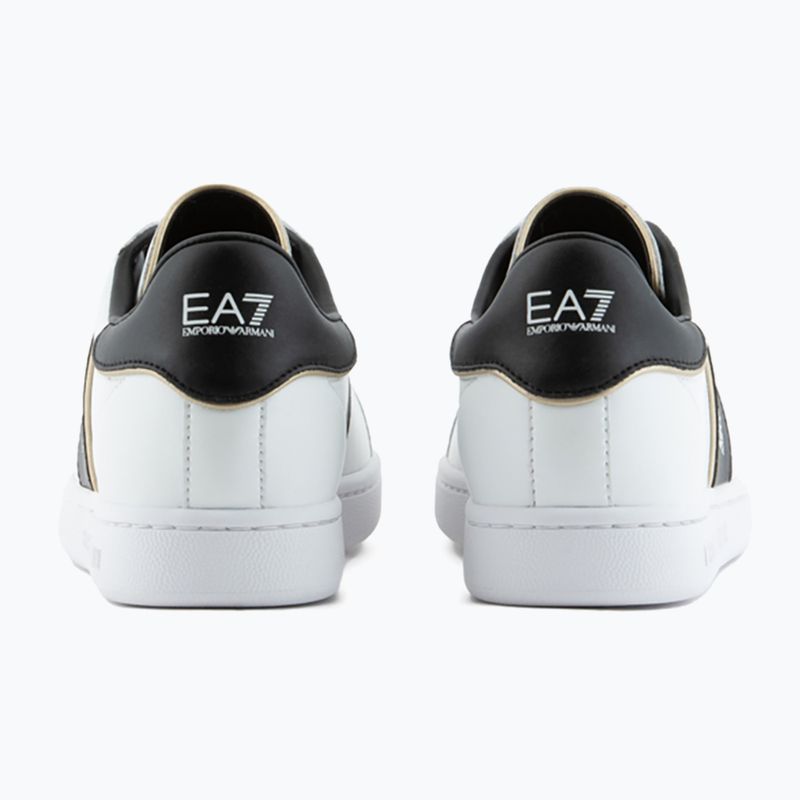 EA7 Emporio Armani Classic Logo scarpe bianco/nero/oro 10