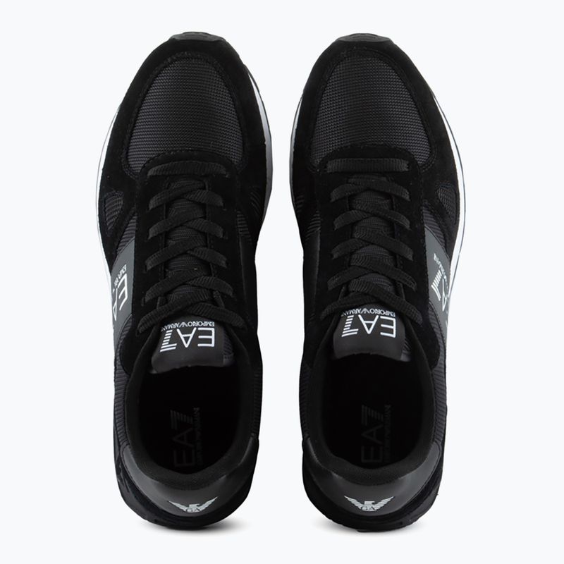 EA7 Emporio Armani Black & White Legacy scarpe bianche e nere 4