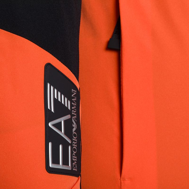 Giacca da sci uomo EA7 Emporio Armani Giubbotto 6RPG07 arancio fluo 4