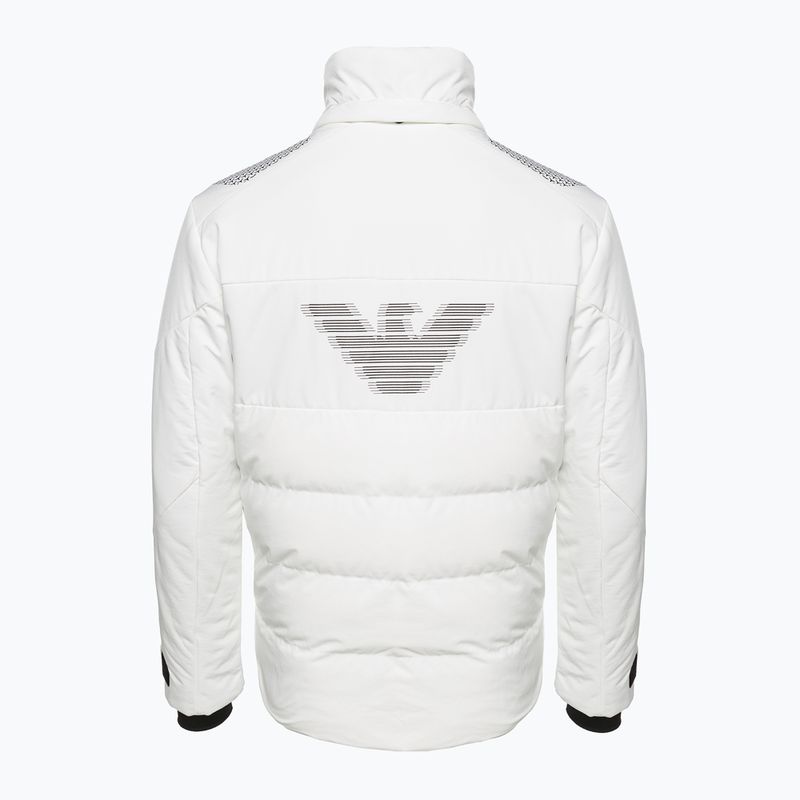 Giacca da sci EA7 Emporio Armani Fiacca Piumino uomo 6RPG10 bianco 3