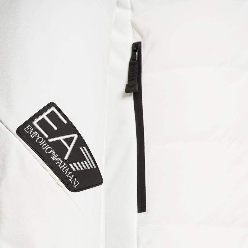 Giacca da sci EA7 Emporio Armani Fiacca Piumino uomo 6RPG10 bianco 5