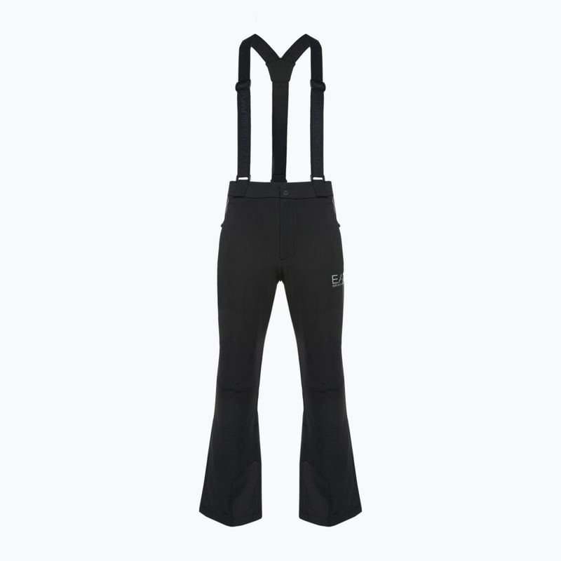 EA7 Emporio Armani pantaloni da sci da uomo Pantaloni 6RPP28 nero