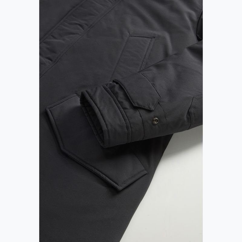 Giacca da uomo Woolrich Polar High Collar Fur nera 9