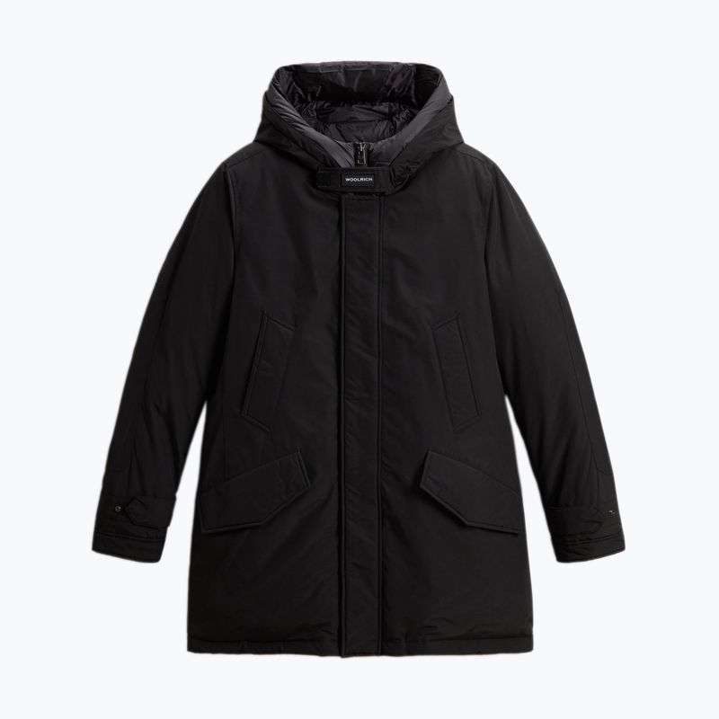 Giacca da uomo Woolrich Polar High Collar nera 6