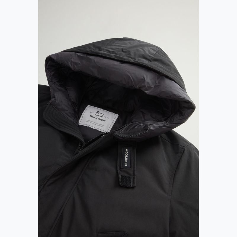 Giacca da uomo Woolrich Polar High Collar nera 9