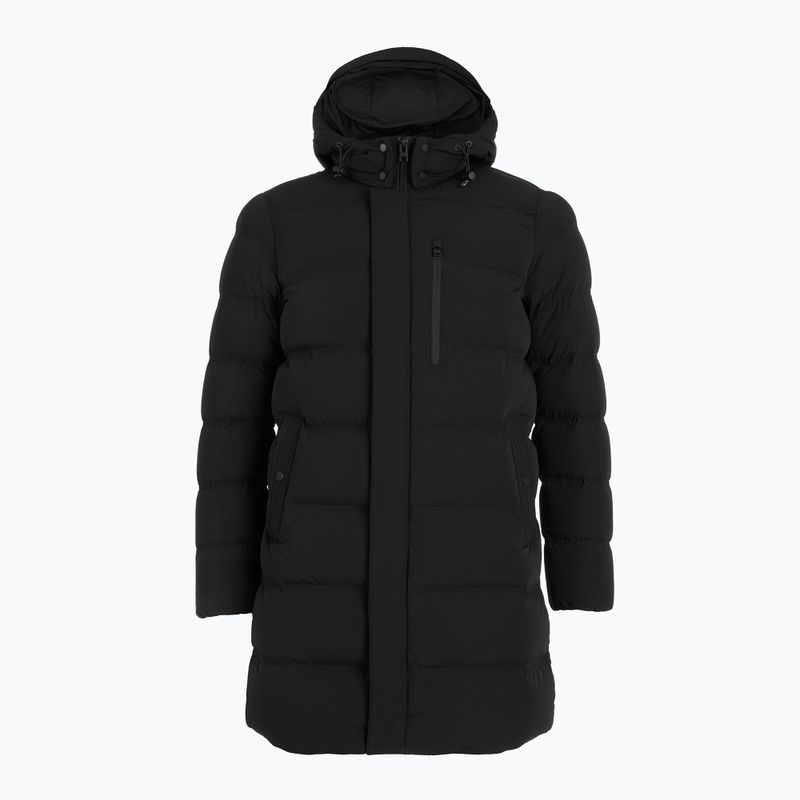 Giacca da uomo Woolrich Matt Stretch Long Puffer nera 6