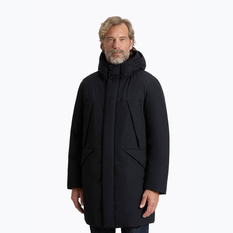 Giacca uomo Kurtka Woolrich Matt Stretch Teton Puffer black