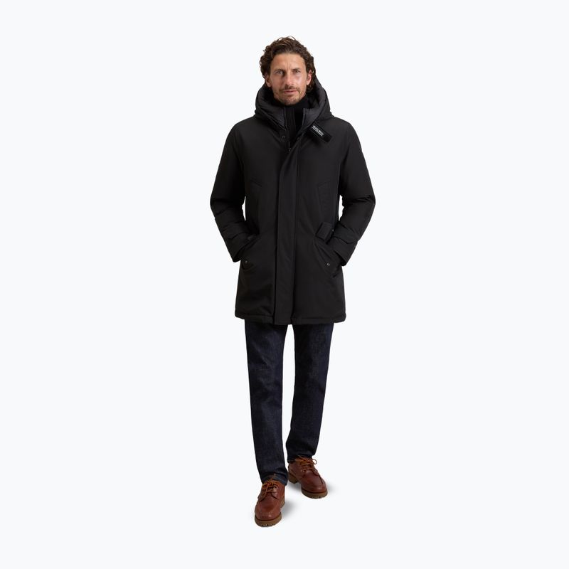 Cappotto imbottito da uomo Woolrich Polar High Collar Parka black 2