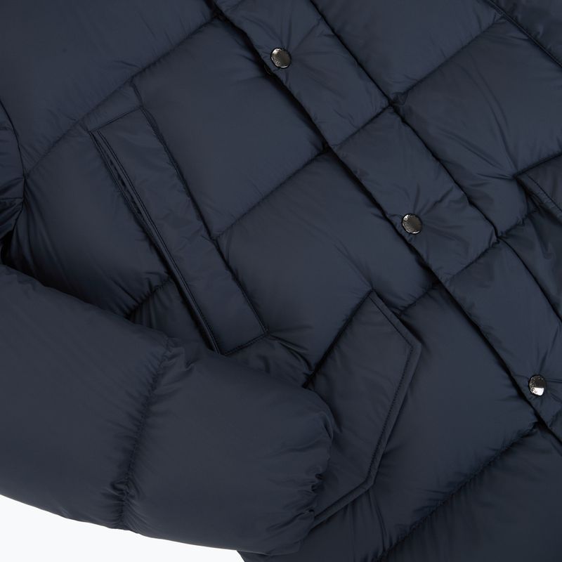 Giacca uomo Kurtka Woolrich Cloud Davis Parka melton blue 4