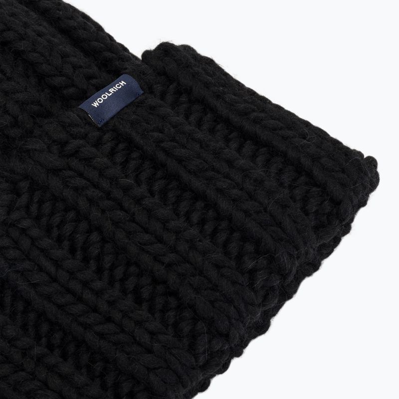 Berretto invernale da donna Woolrich Chunky Beanie 2026 black 3