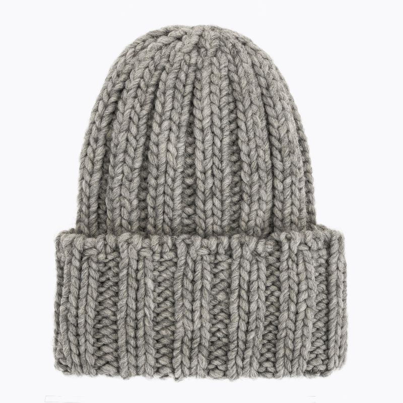 Berretto invernale da donna Woolrich Chunky Beanie light grey melange 2