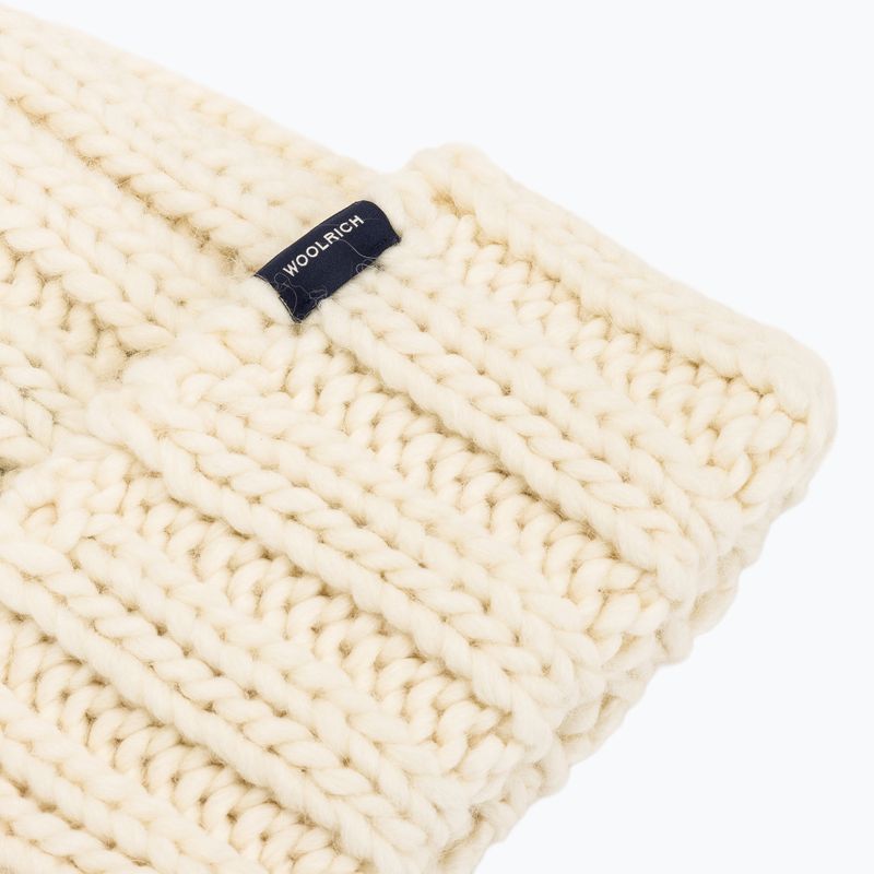 Berretto invernale da donna Woolrich Chunky Beanie 2026 milky cream 3