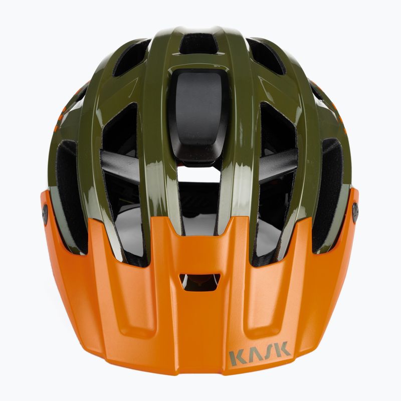 Casco da bicicletta KASK Rex verde-arancio CHE00038.266 2