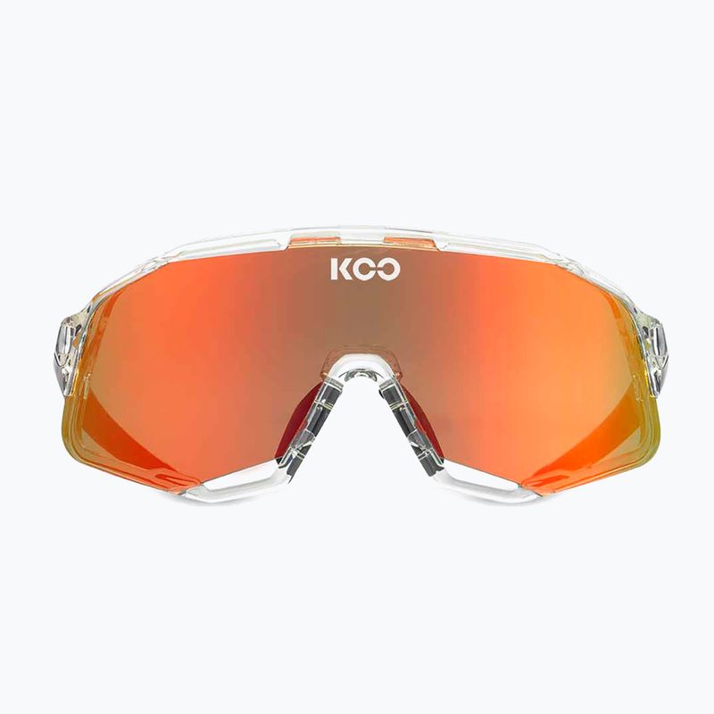 Occhiali da sole in vetro/specchio rosso Koo Demos 2