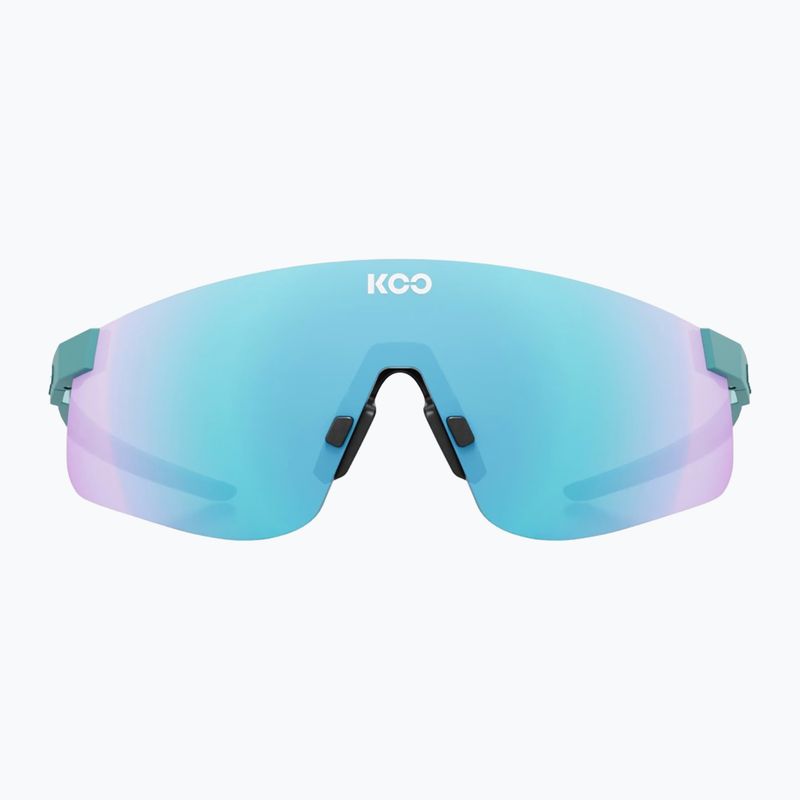 Occhiali da sole Koo Nova acqua matt/turquoise mirror 2