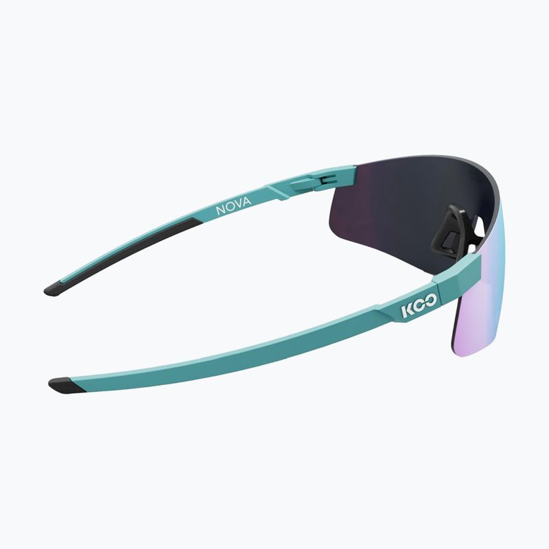 Occhiali da sole Koo Nova acqua matt/turquoise mirror 4