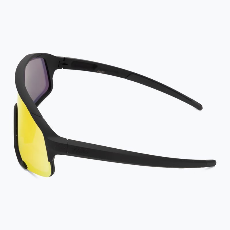 Occhiali da sole Koo Demos nero opaco/rosso specchiato 4