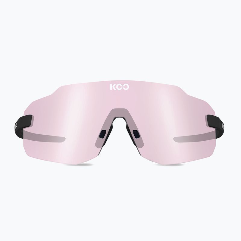 Occhiali da sole Koo Supernova nero opaco/fotocromatico rosa 2