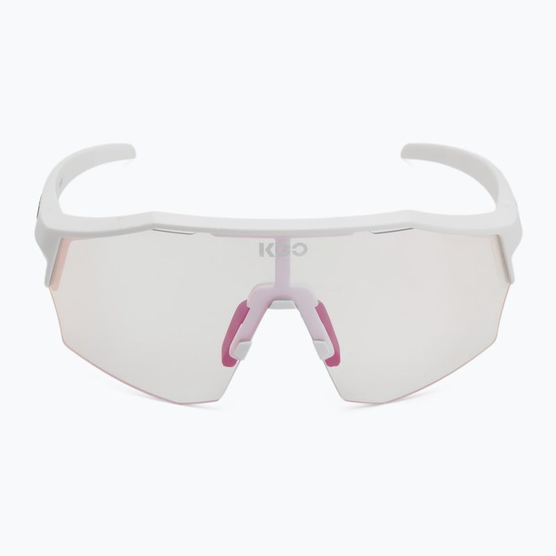 Occhiali da sole Koo Alibi bianco opaco/fotocromatico fucsia 3