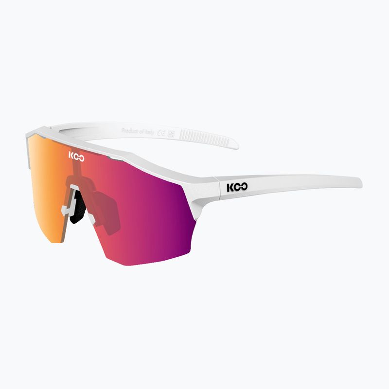 Occhiali da sole Koo Alibi bianco opaco/fotocromatico fucsia