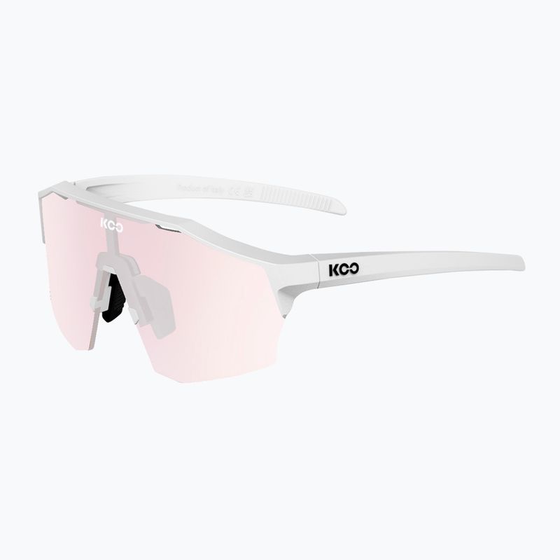 Occhiali da sole Koo Alibi bianco opaco/fotocromatico fucsia 2